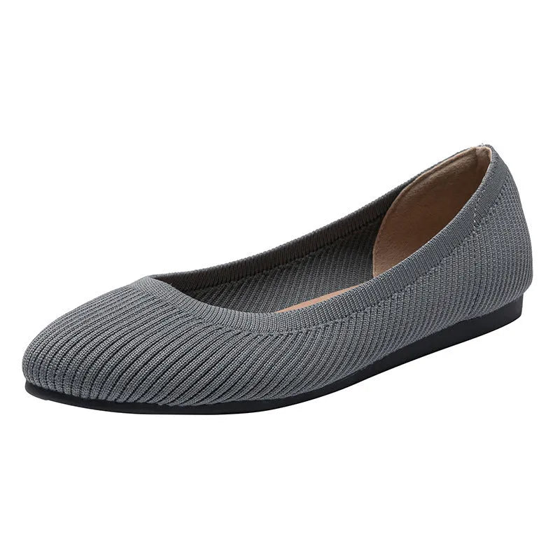Flat Shoes Female Fashion Trend Round Head - Bellarte Enchanté Flat Shoes Female Fashion Trend Round Head
